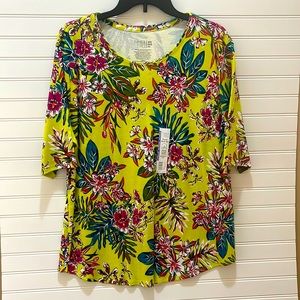 NWT Time and Tru Scoop Neck Tee 2X Great for Summer!